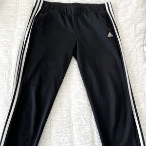 Adidas black track pants